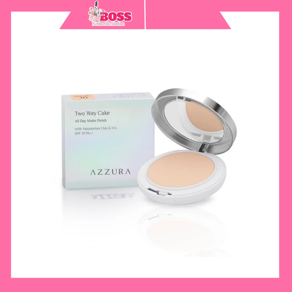 AZZURA - Azzura Two Way Cake All Day Matte Finish / Kosmetik Wajah / 14gr
