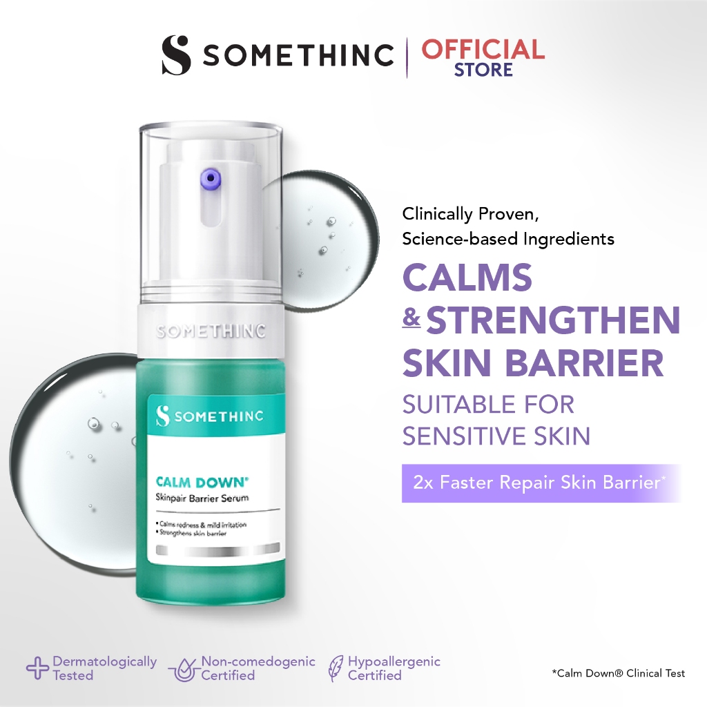 SOMETHINC Calm Down Skinpair Barrier Serum - Penenang Kulit Sensitif & Iritasi | Meredakan Kemerahan