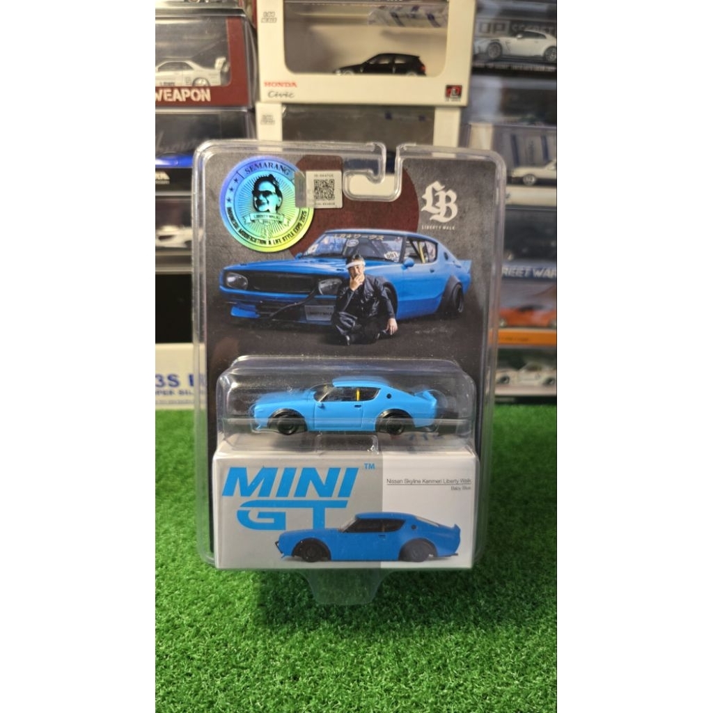 Mini GT 1:64 Nissan Skyline Kenmeri LBWK Baby Blue Event IMX Semarang 2025 Segel/Sealed