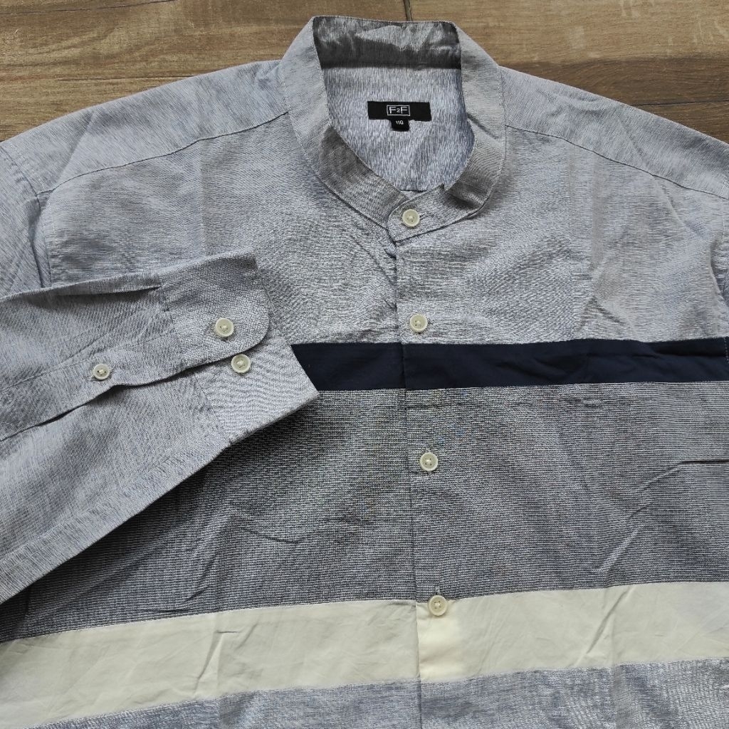 F2F KEMEJA SHANGHAI SIZE XL LD 118 PRELOVED