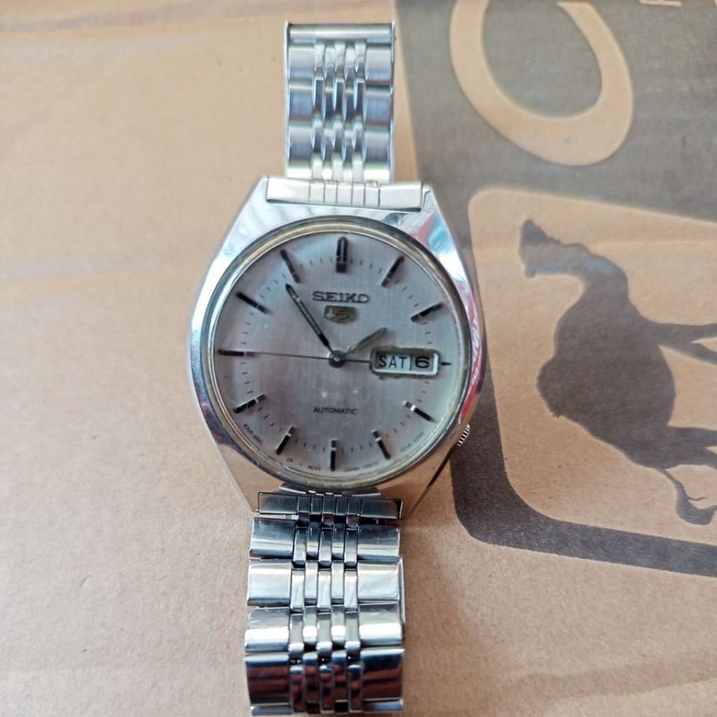 jam Seiko 5 otomatis call 6309 original bekas