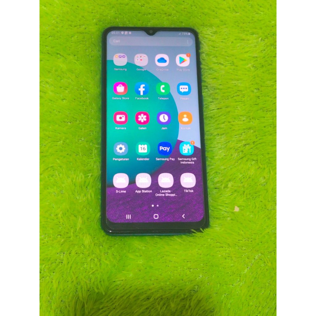 Di jual Murah Barang BagusbHP Samsung A02 RAM 3/32 Kondisi normal siap pakai