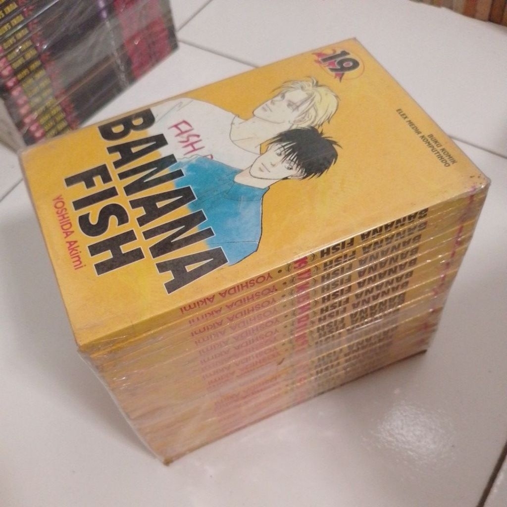 Komik Manga Banana Fish - Yoshida Akimi (rare, fullset segel)