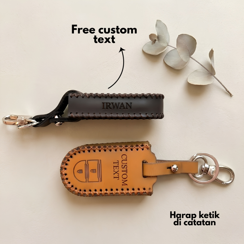 Sarung Kunci Remot Keyless Toyota Rush / Cover Kulit Keyless Mobil Daihatsu Terios Toyota Rush Free