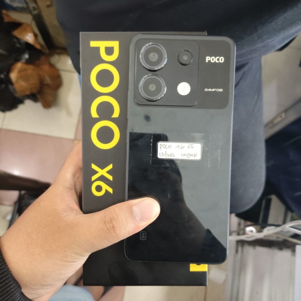 Poco X6 5G 12/256 GB Second Fullset Original