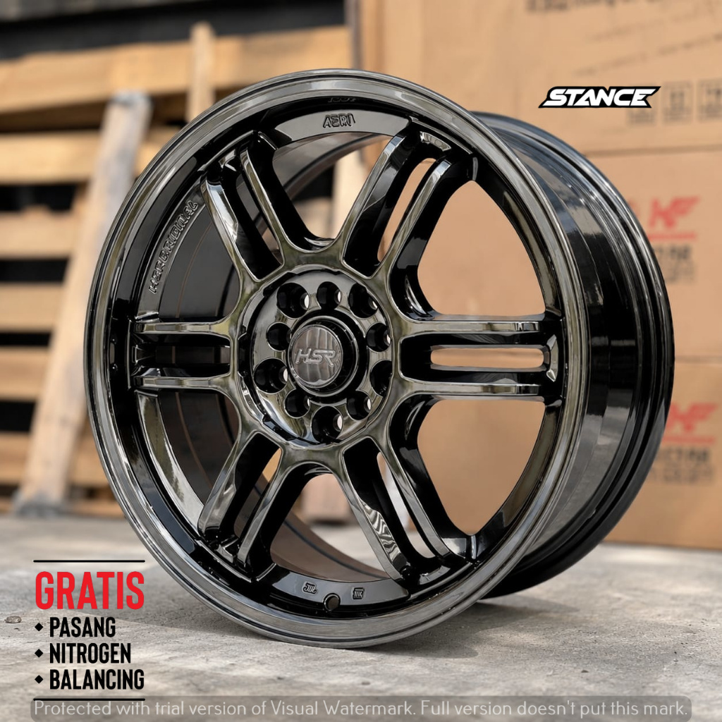 VELG MOBIL RACING RING 17 HSR AERI RING 17 UNTUK INNOVA XPANDER RUSH TERIOS