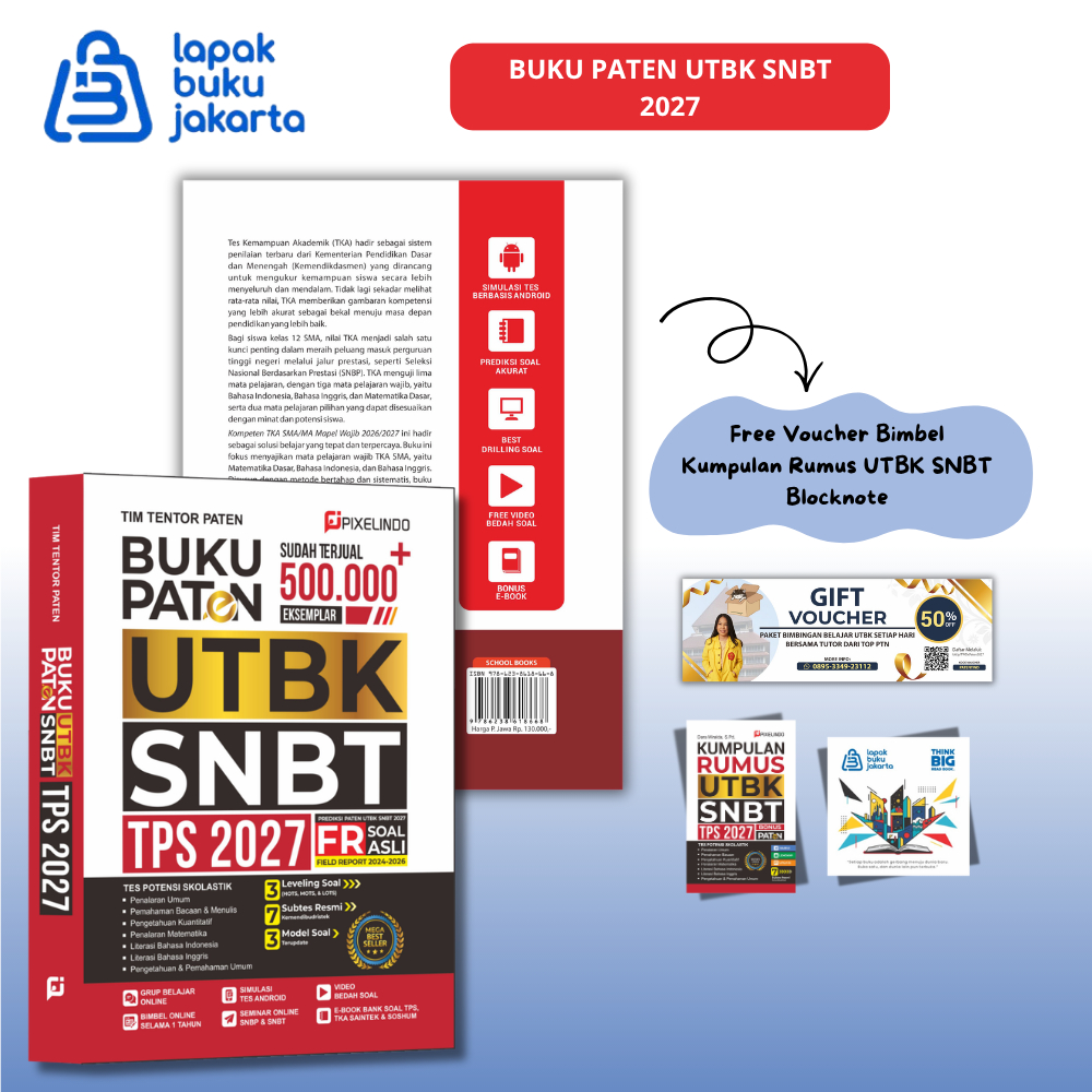Buku Paten UTBK SNBT TPS 2027 (FREE BIMBEL)