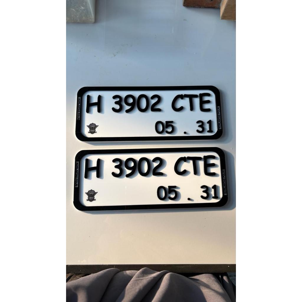 Plat Nomor Akrilik Plat Motor Plat Nomor Mobil Custom