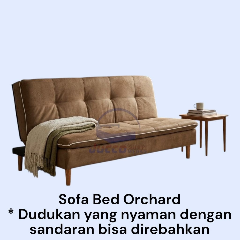 [ Golden Furniture ] Sofabed Minimalis Murah - Sofabed Orchard Elegan - Sofa Tamu 3 seater - Medan