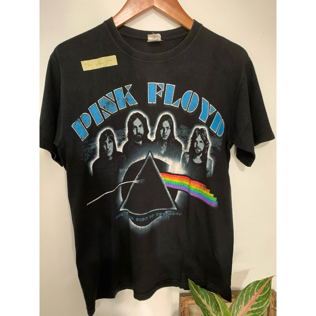 tshirt pink floyd tag anvil blue size medium