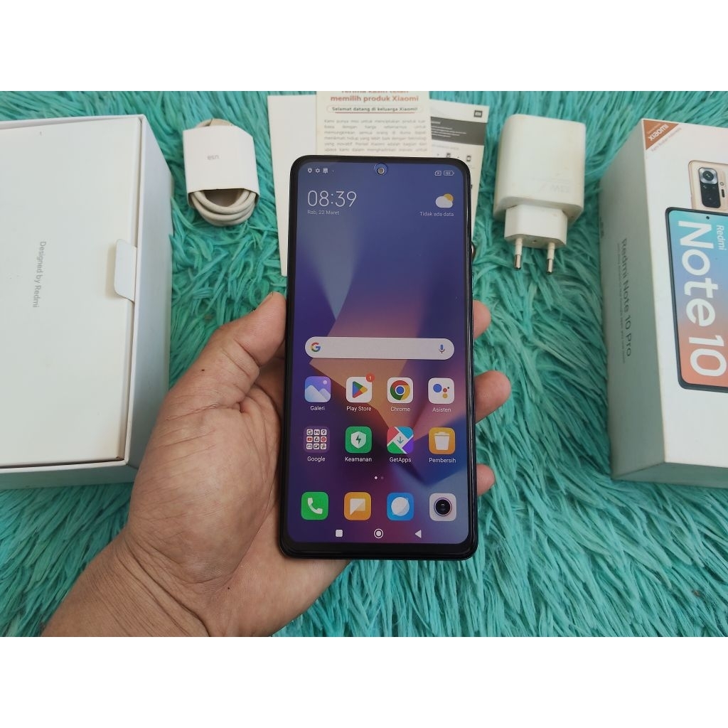 REDMI NOTE 10 PRO 8/128 BEKAS ORIGINAL SECOND