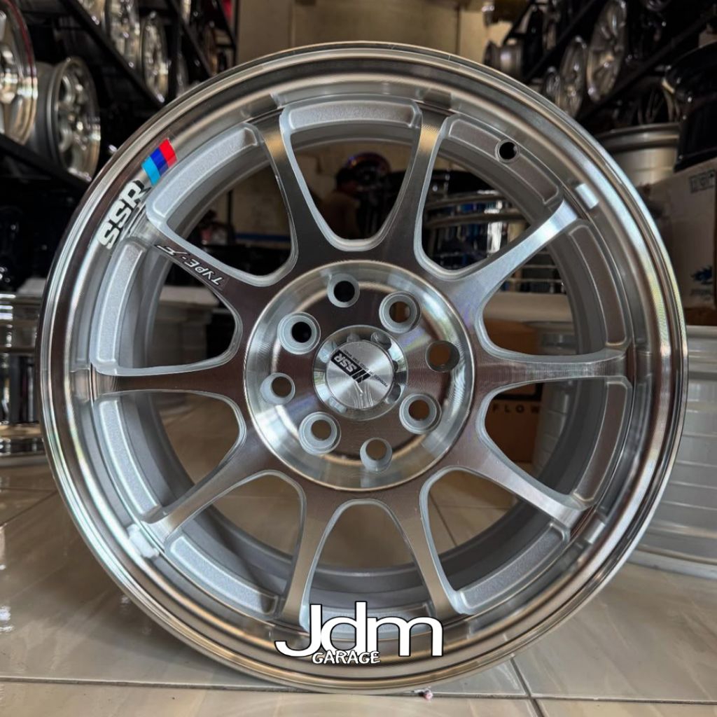 velg SSR TYPE F ring 15 lebar 6,5 et 40 velg racing r15 velg mobil Avanza Xenia Livina Wuling binguo