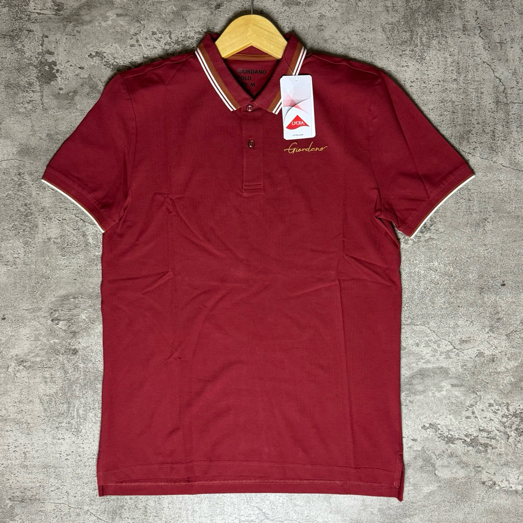 POLO SHIRT GIORDANO TAPERED FIT / ORI NEW