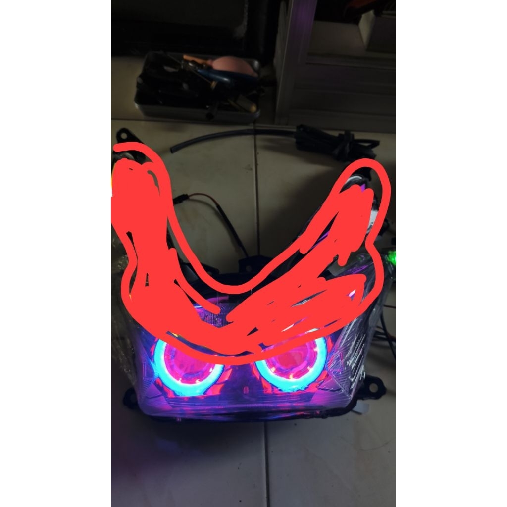 Reflektor Beat deluxe gen 2 custom double led projie