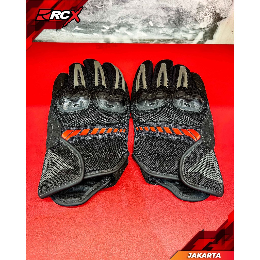 Glove Dainese Mig C3 Black Orange Original Second 2nd Bekas RCX