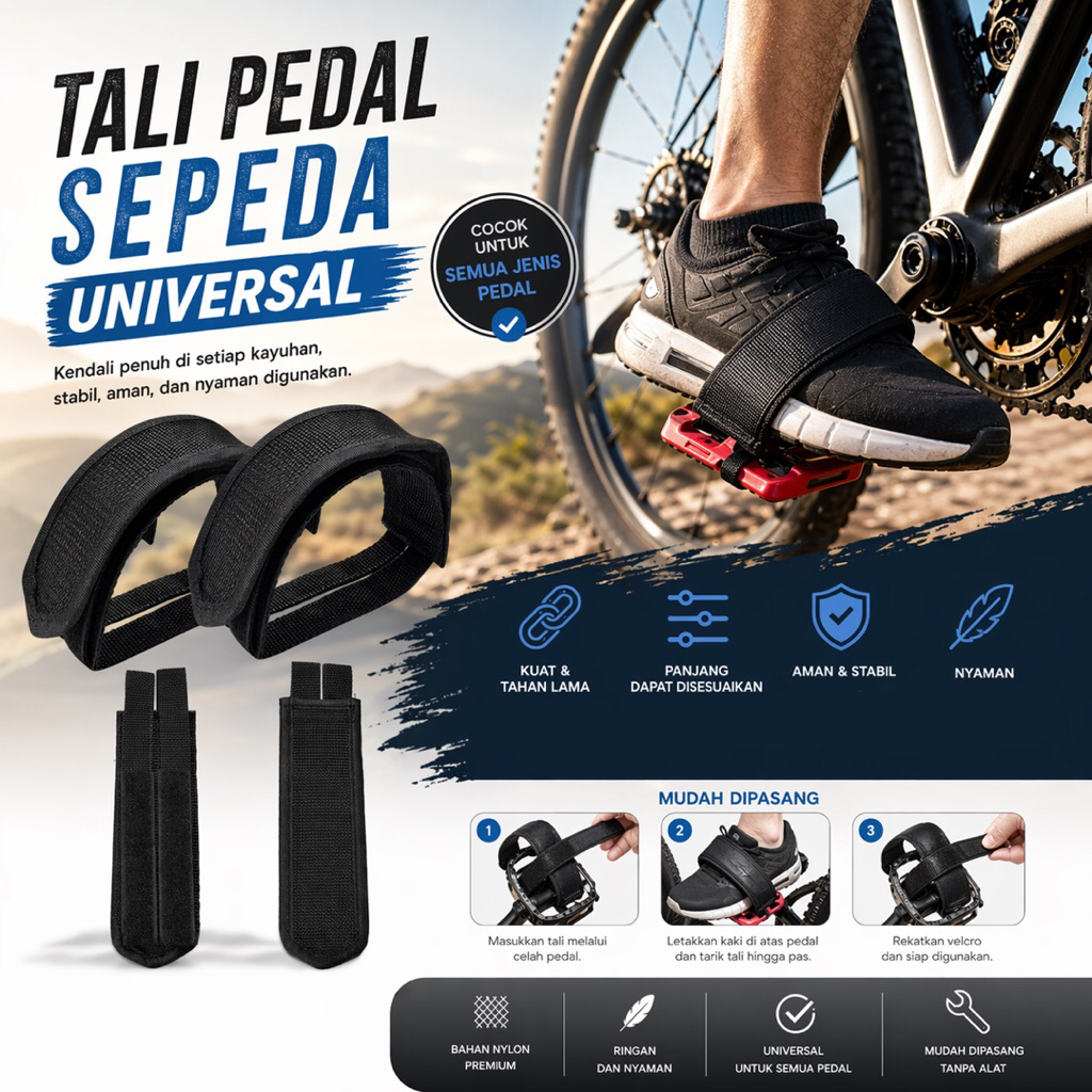 Toe Strap Fixie Tali Pedal