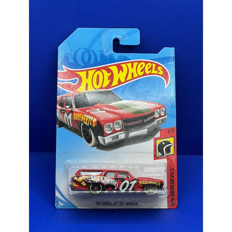 Hot Wheels 70 Chevelle SS Wagon Red