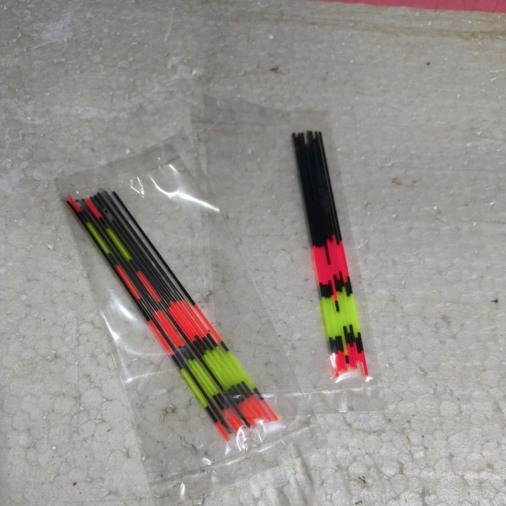 10pcs fiber stik pelampung anti badai 9cm