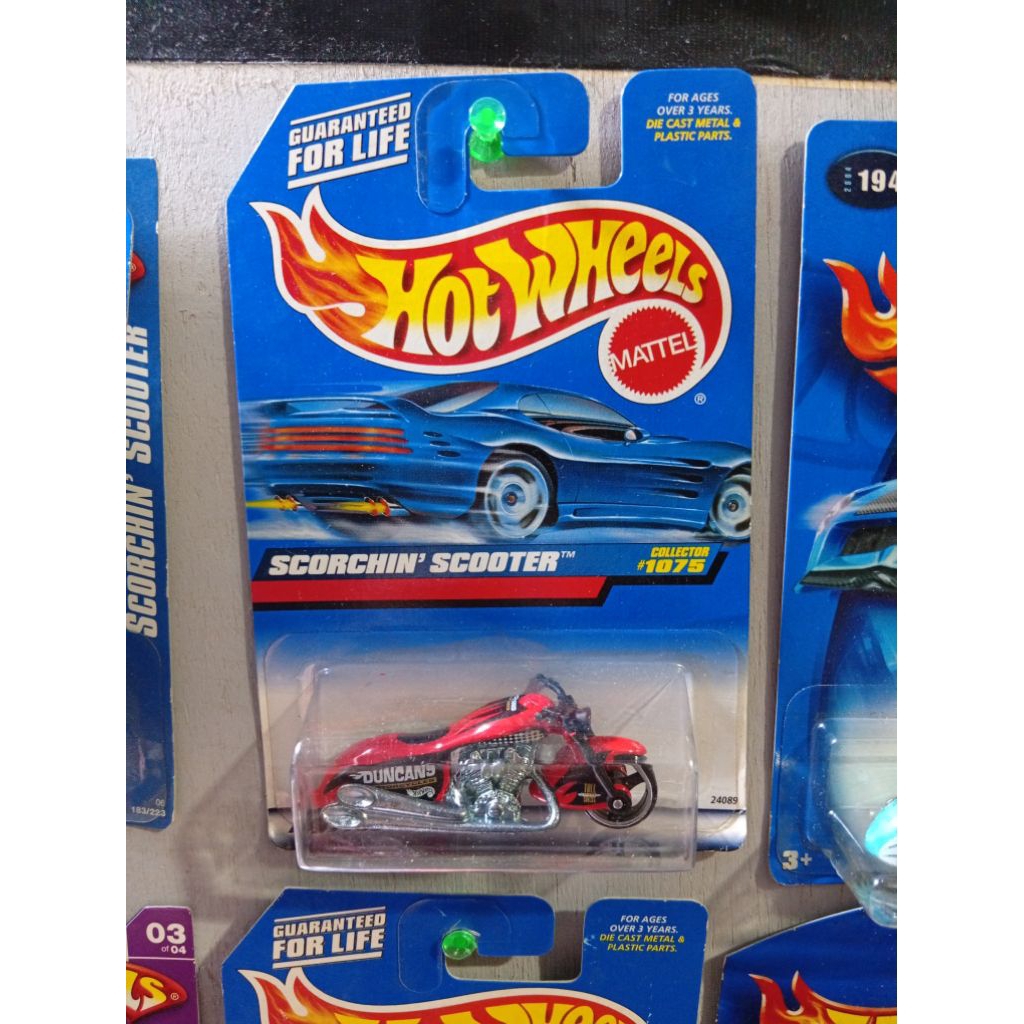 hot wheels motor cycle harley scochin scoter