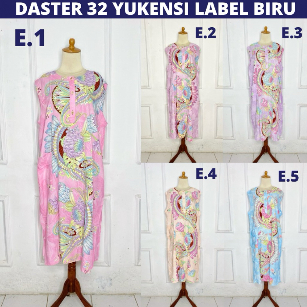 Daster Kencana Ungu LD 120 | Label Biru | Ds 32 | Kencana Ungu Asli