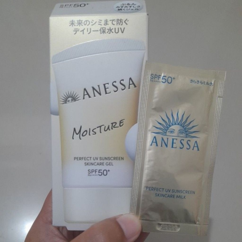 (FREE SAMPLE) ANESSA MOISTURE PERFECT UV SUNSCREEN SKINCARE GEL 40 GR EXP. 2029 (NEW/ORIGINAL)