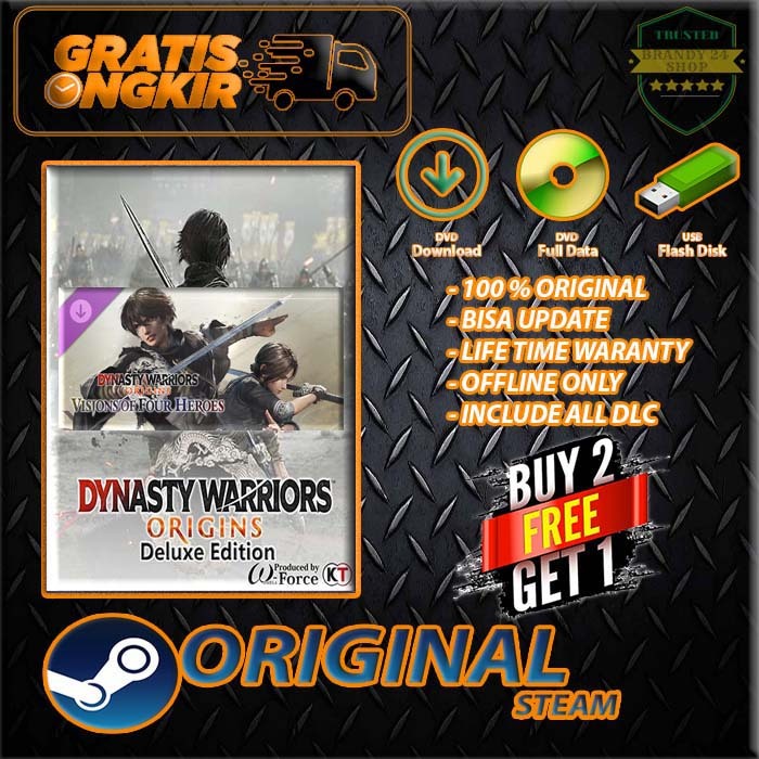 DYNASTY WARRIORS ORIGINS Visions of Four Heroes Original PC Game Laptop Handheld Permanent - Brandy2