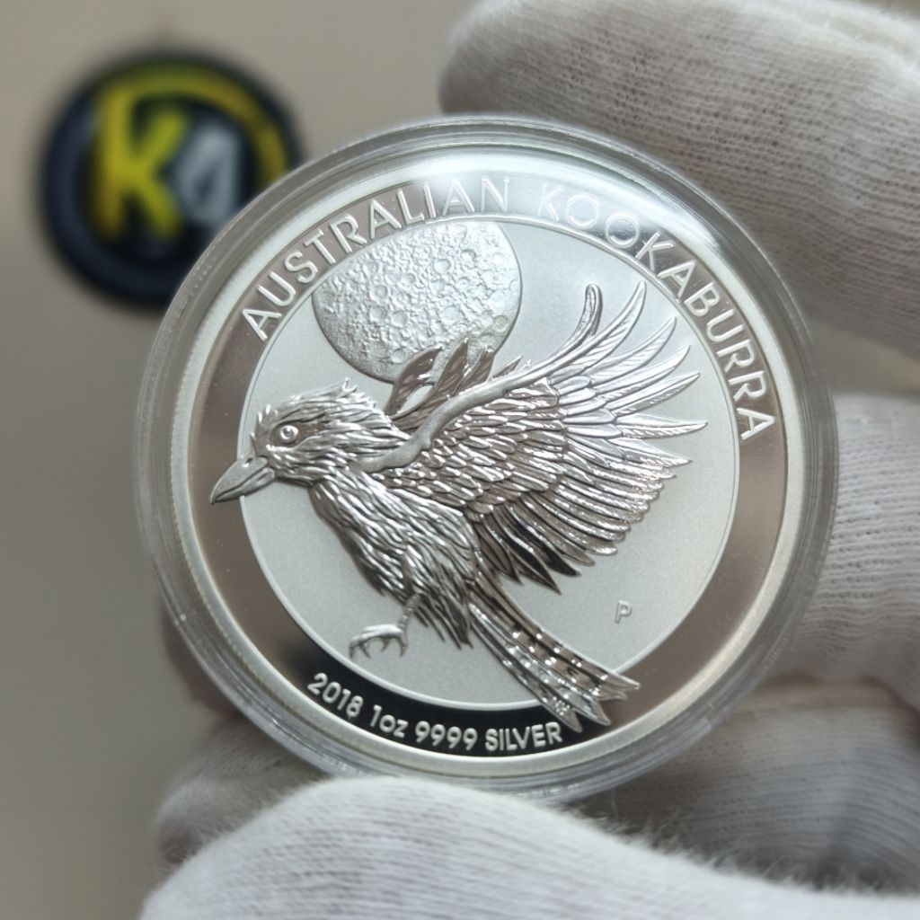 Koin Perak Kookaburra Perth Mint Australia 999 Murni SIlver Coin