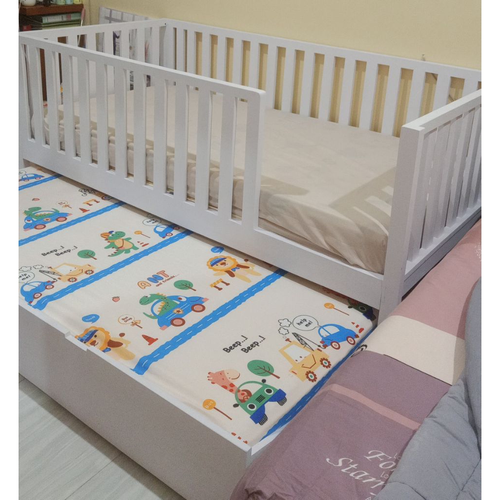 dipan anak mini malis ukuran lucu kayu jati Landa