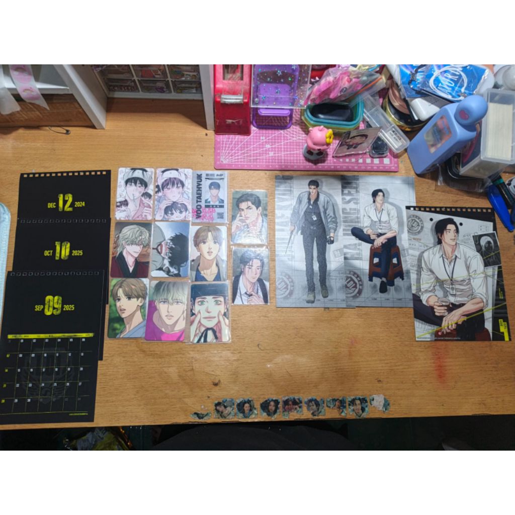 photocard lezhin bomtoon. jinx, low tide in twilight, 1 to 10, black light, save the dae/monday savi