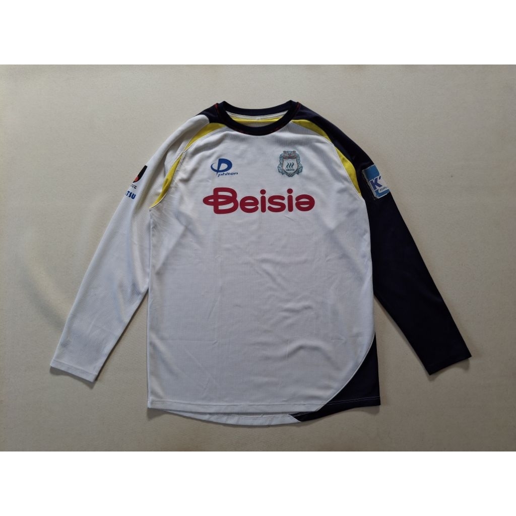 JERSEY J.LEAGUE LONGSLEEVE THESPA KUSATSU AWAY TAHUN 2006 ORIGINAL 100%