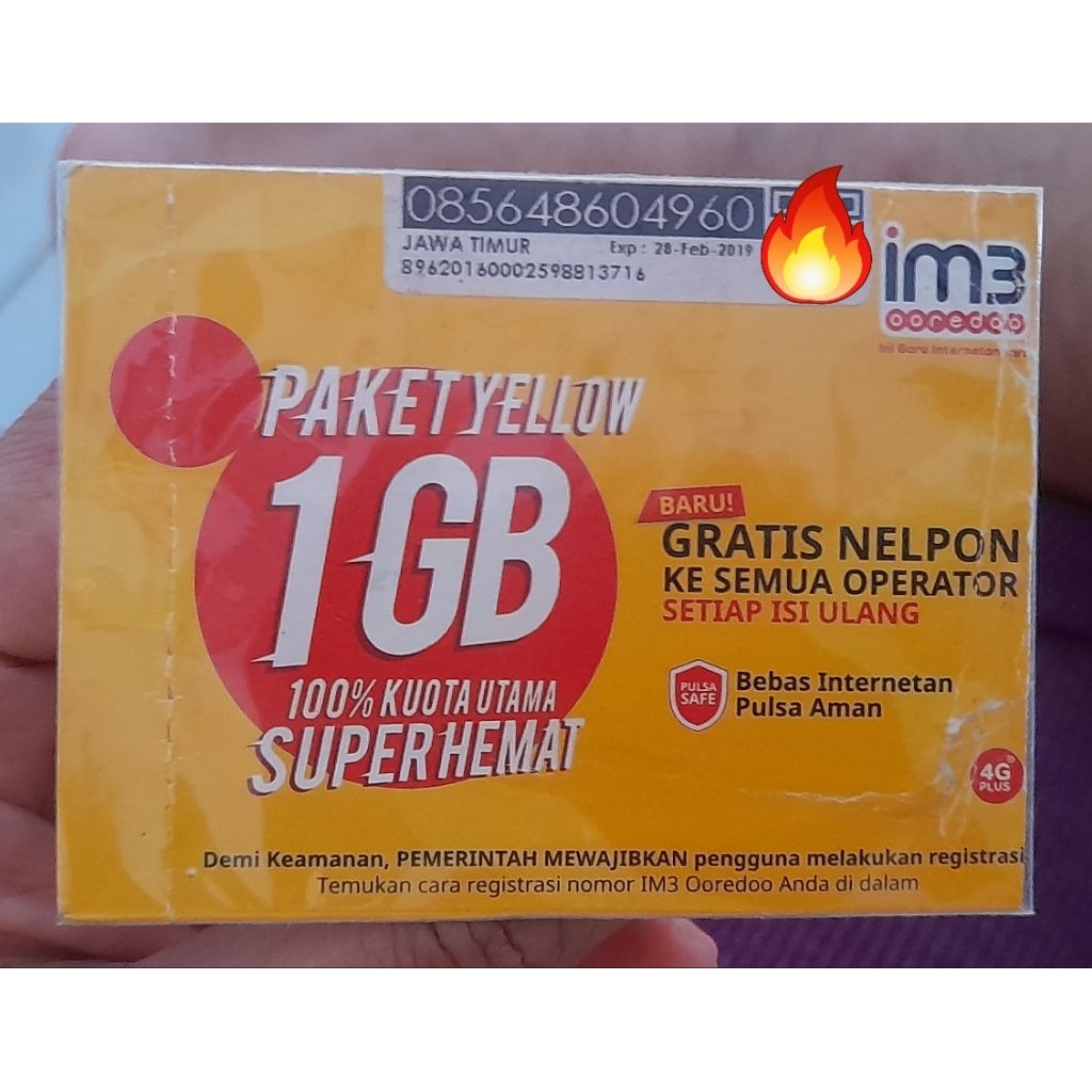 Perdana im3 Jadul - Nomor Cantik Rapi