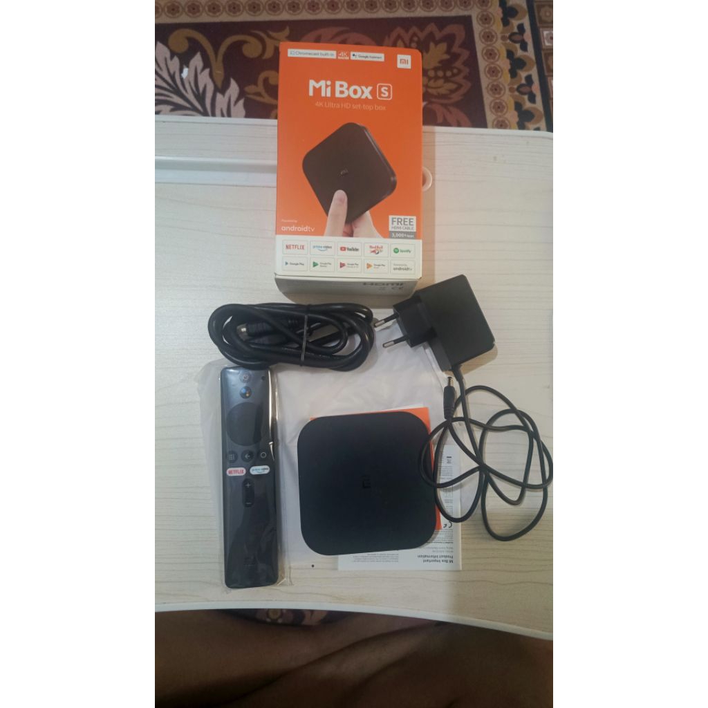 Xiaomi Mi Box S Android tv second, 4K Fullset