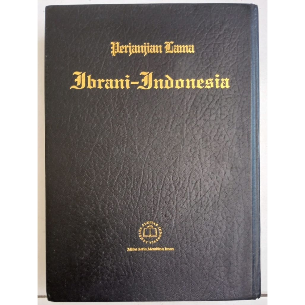 Buku Alkitab Perjanjian Lama dalam Bahasa Ibrani-Indonesia