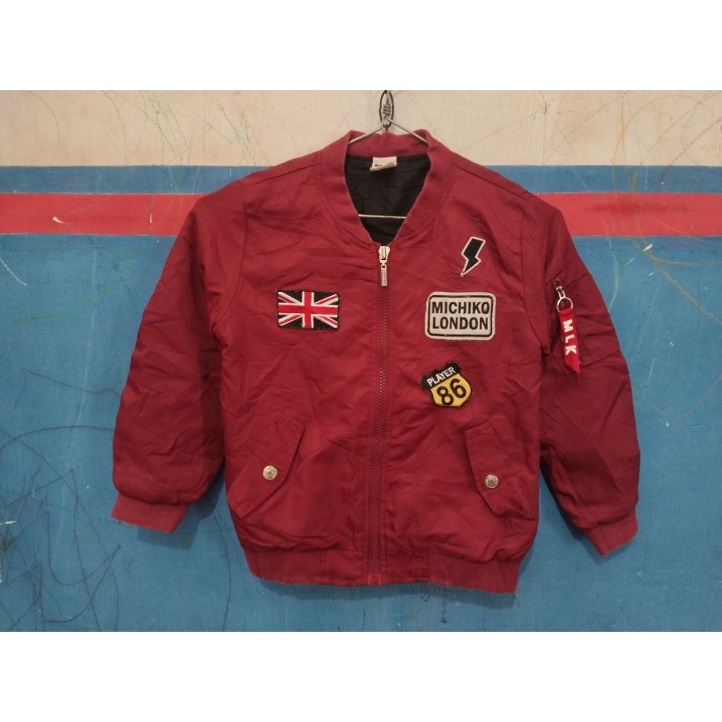 Jaket Bomber Anak Michiko London Pria Wanita