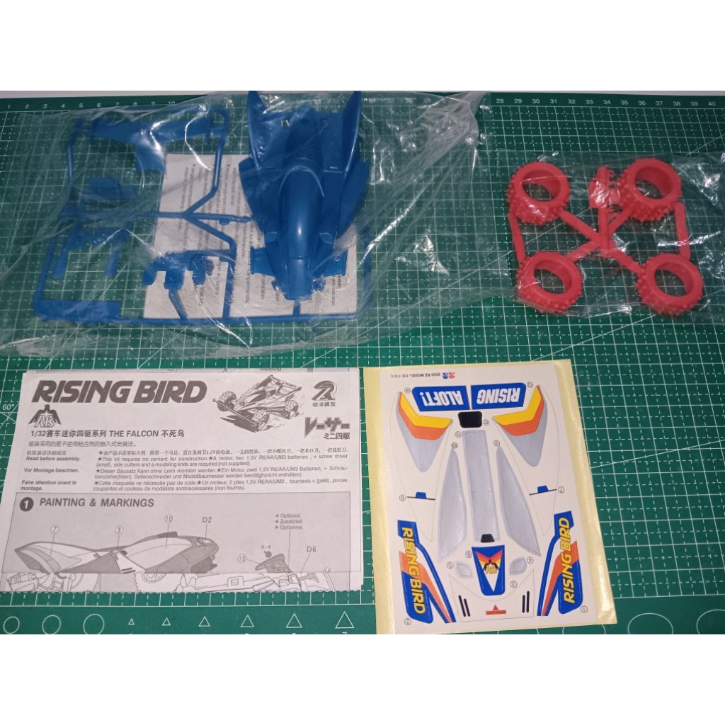 body rising bird mini 4wd merk ruize