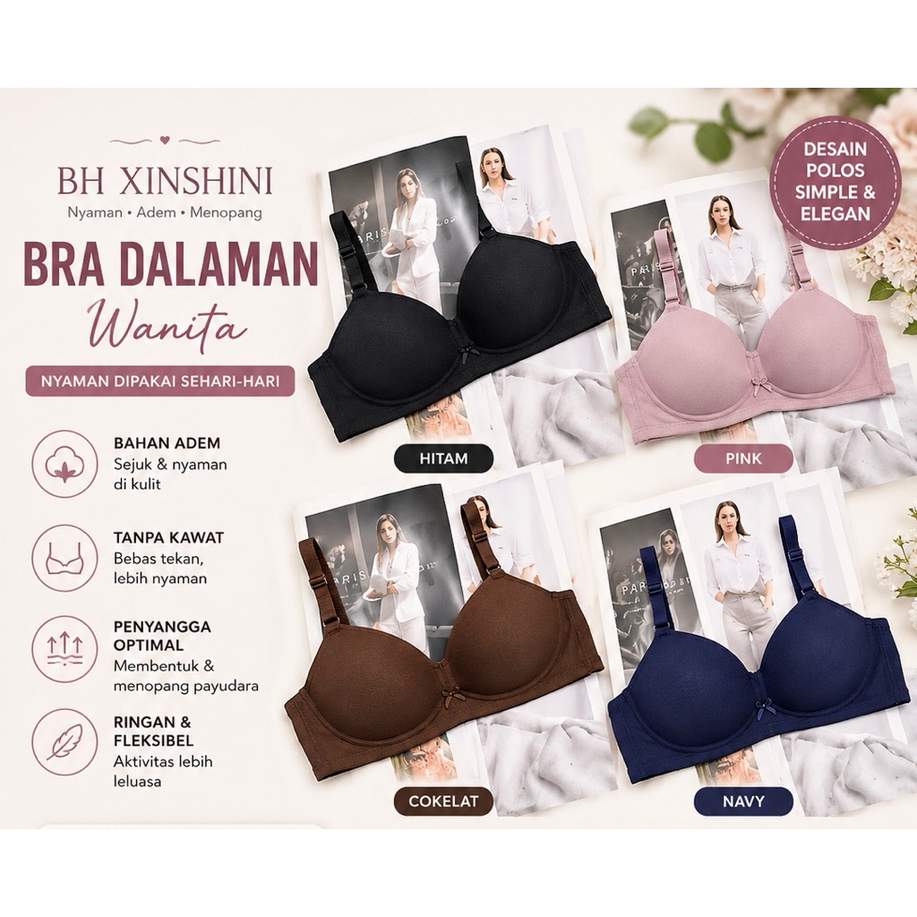 BH Xinshini / Bra / Dalaman wanita / BH polos