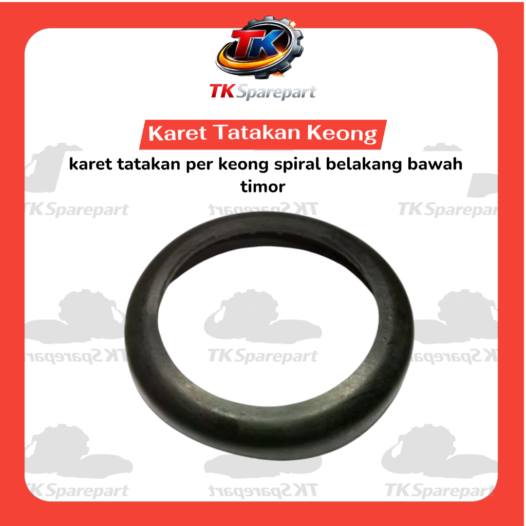Karet Tatakan Per Keong Spiral Bagian Belakang Bawah Mobil Timor