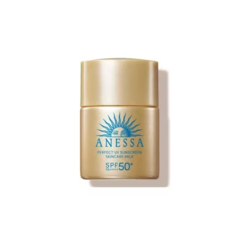 Anessa - Perfect Milk Sunscreen Spf 50 pa++++ 12ml, 15gr, 4ml tone up gel & moisture gel & mild gel 