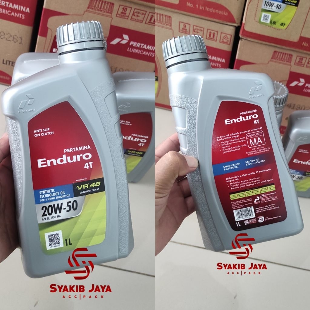 Oli Enduro Bebek 20W-50 1liter 4T Bebek Sport/ Oli Motor Bebek Enduro 4T