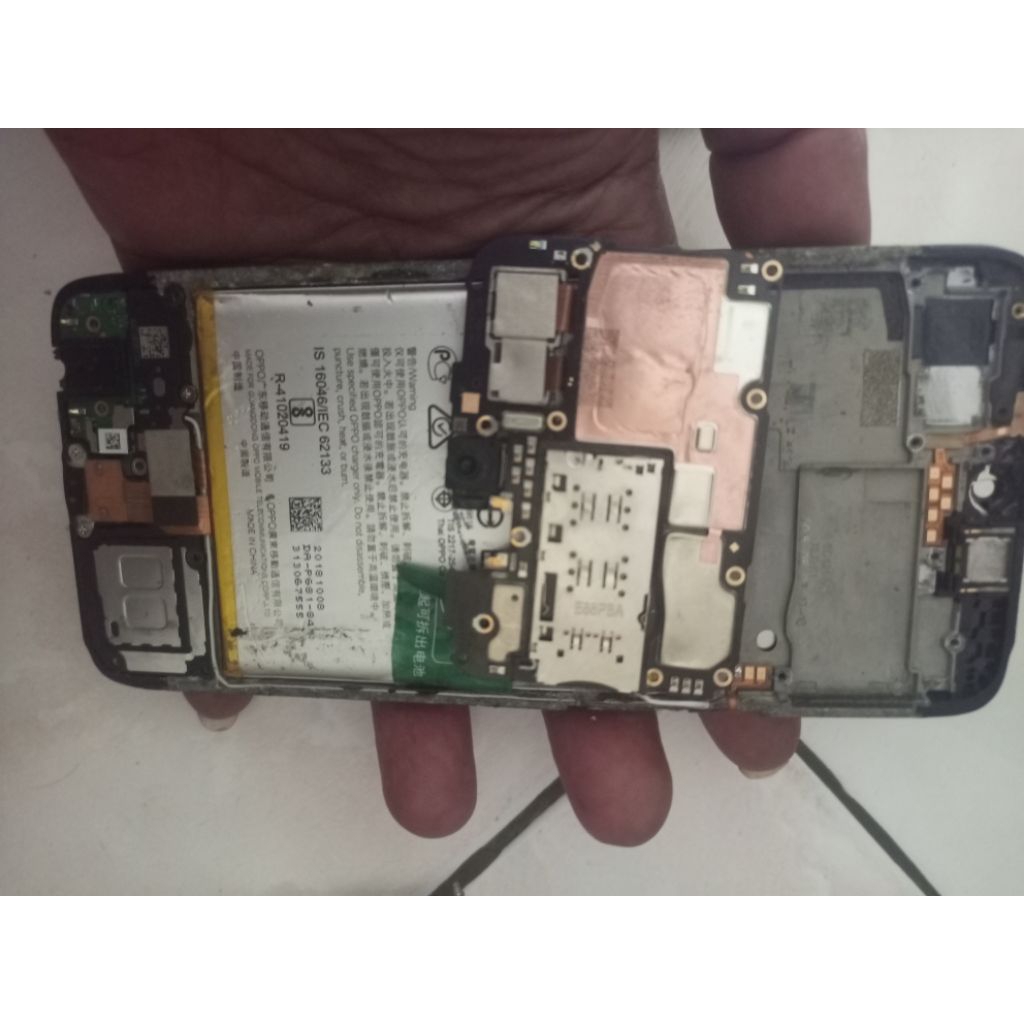Oppo f9 4/64 Hidup Minus Lcd