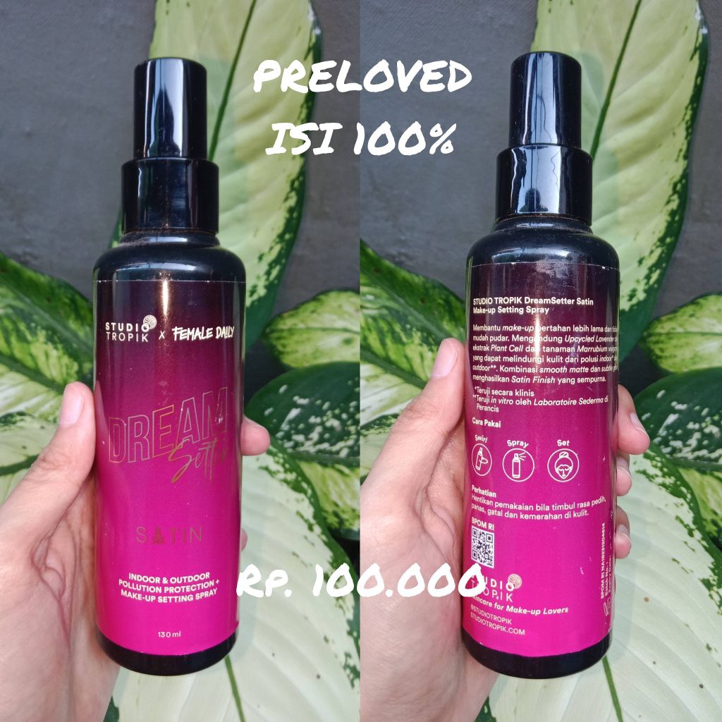 PRELOVED SETTING SPRAY STUDIO TROPIK