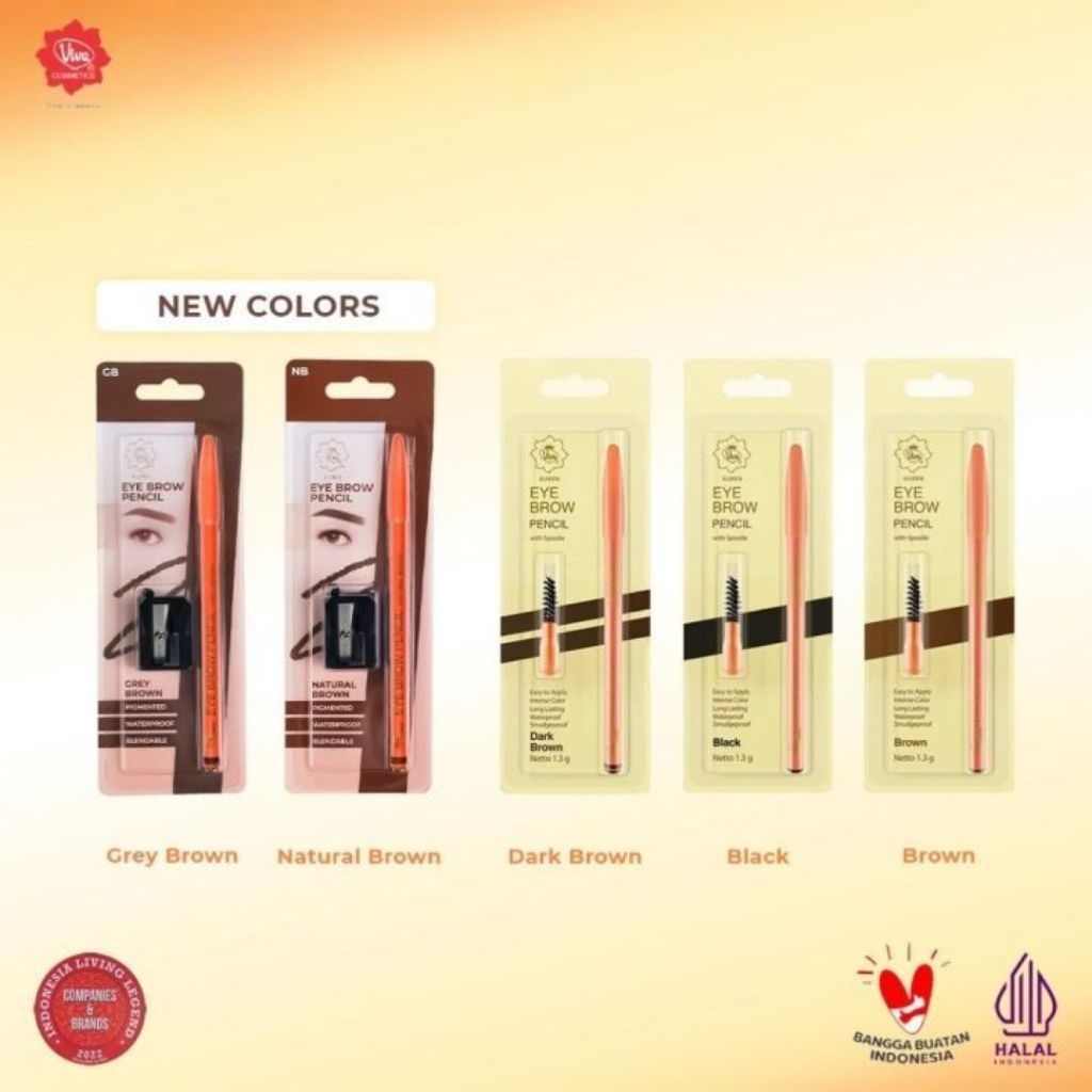 Pensil Alis Viva - Alis Viva Original Asli - Eyebrow - Pensil Alis - Pencil Alis Viva