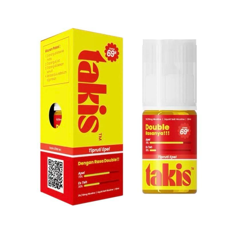 TAKIS Tipruti Epel Apel Es Teh 30mg 30ml by TVA X Mister Aloy Liquid Saltnic