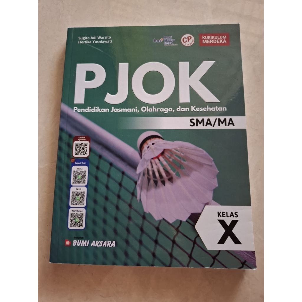 Buku Pendidikan Jasmani Olahraga dan Kesehatan PJOK SMA X XI XII Bumi Aksara Kurikulum Merdeka Penab