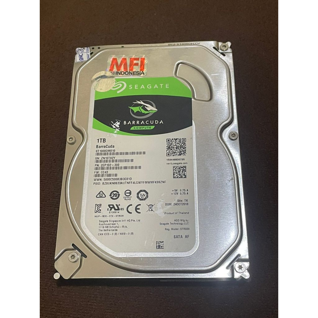 HDD / Hardisk Internal PC 3.5 inch 1TB (1 Tera) dan 500GB - Second/Bekas
