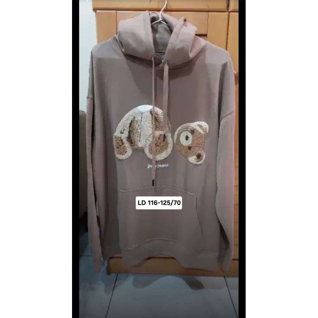 Preloved PALM ANGELS hoodie coklat ori