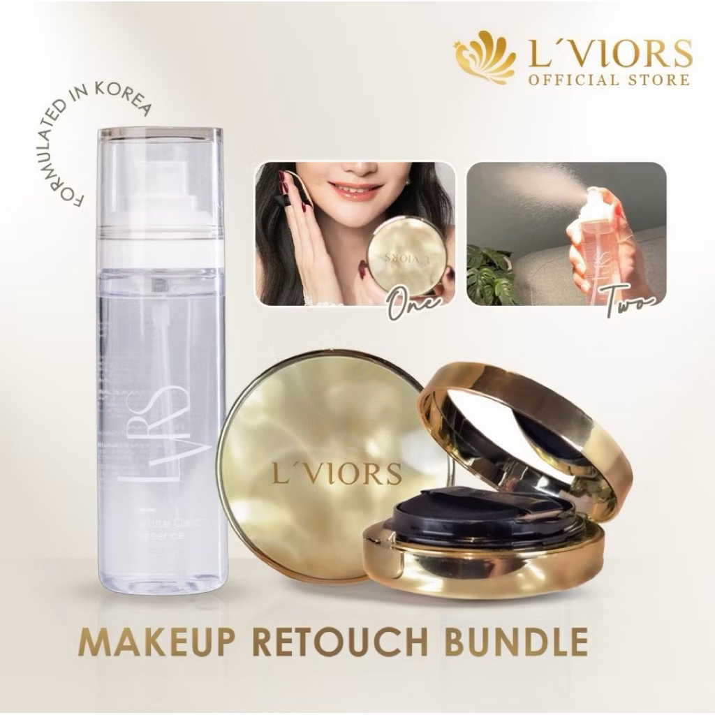 LViors White Clear Essence With CC Cushion Glowing Full Coverage Only 1 Shade