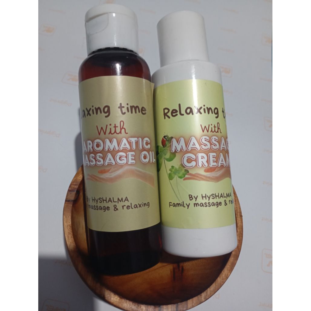 SPESIAL RACIKAN CREAM MASSAGE & OIL MASSAGE with aromaterapi BY HYSHALMA