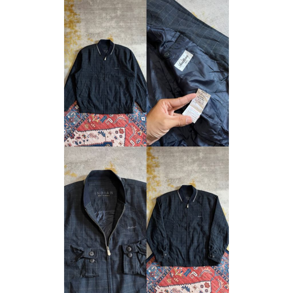 Indian Work Jacket Casual tartan
