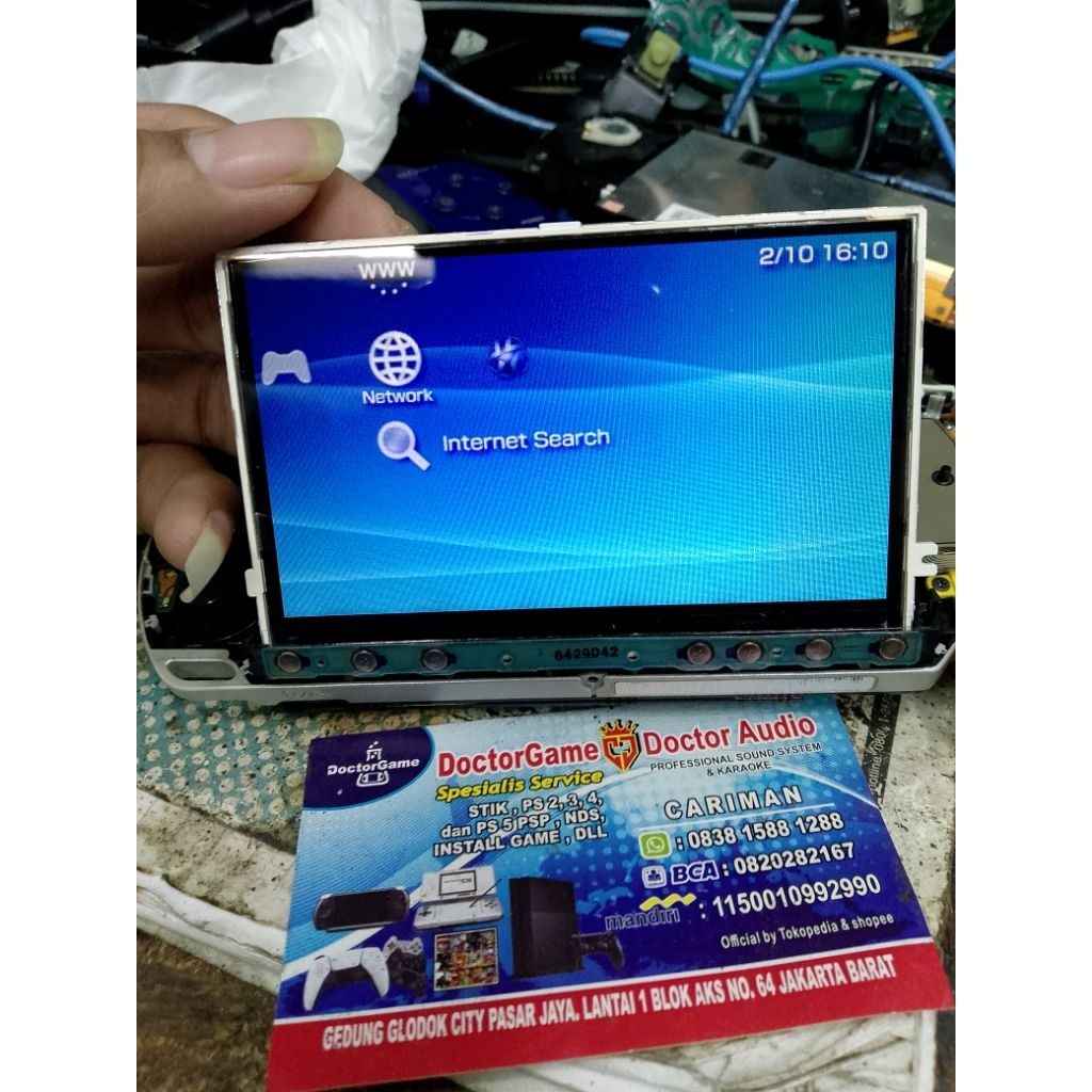 LCD PSP 2000 cabutan normal